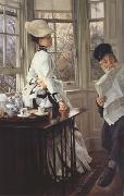 James Tissot Reading The News (nn01) France oil painting artist